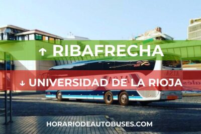 Horario de Autobuses Ribafrecha ⇒ Universidad de La Rioja