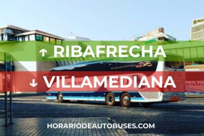 Ribafrecha - Villamediana - Horario de Autobuses