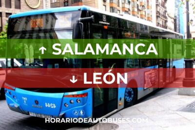 Horario de autobuses desde Salamanca hasta León