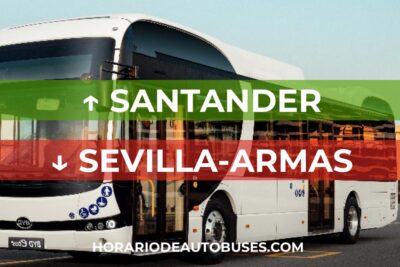 Horario de Autobuses Santander ⇒ Sevilla-Armas