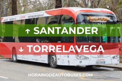 Santander - Torrelavega: Horario de autobuses