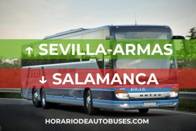 Horario de autobús Sevilla-Armas - Salamanca