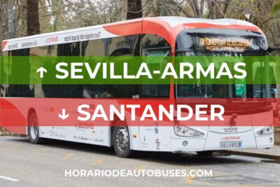 Horario de bus Sevilla-Armas - Santander