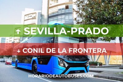 Horario de bus Sevilla-Prado - Conil de la Frontera