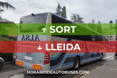 Horario de Autobuses Sort ⇒ Lleida