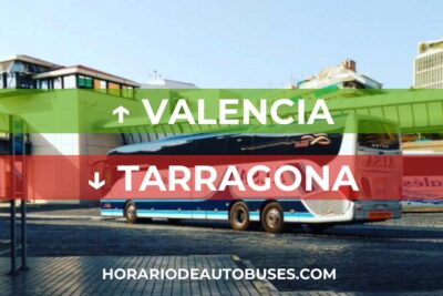 Valencia - Tarragona: Horario de Autobús