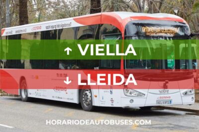 Viella - Lleida - Horario de Autobuses