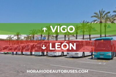 Horario de Autobuses Vigo ⇒ León