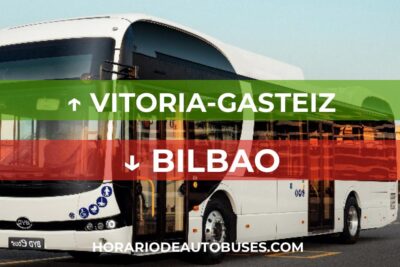 Horario de Autobuses Vitoria-Gasteiz ⇒ Bilbao