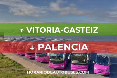 Horario de bus Vitoria-Gasteiz - Palencia