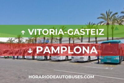 Horario de autobuses de Vitoria-Gasteiz a Pamplona